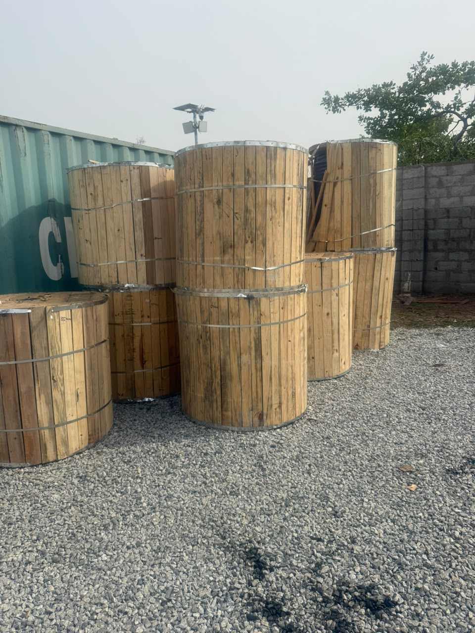 Industrial Copper Armored Cable Drum